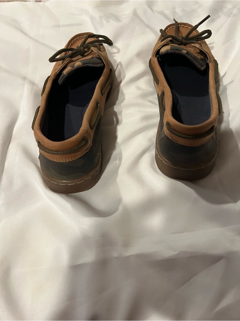 Sperry Top-sider Women's Size 8.5 Angelfish Boat Shoes Camo Tan - Picture 8 of 11